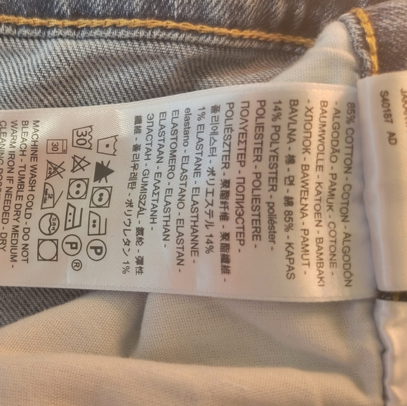 Levi's Ribcage Straight Ankle W31 L27 - Picture 3 of 5